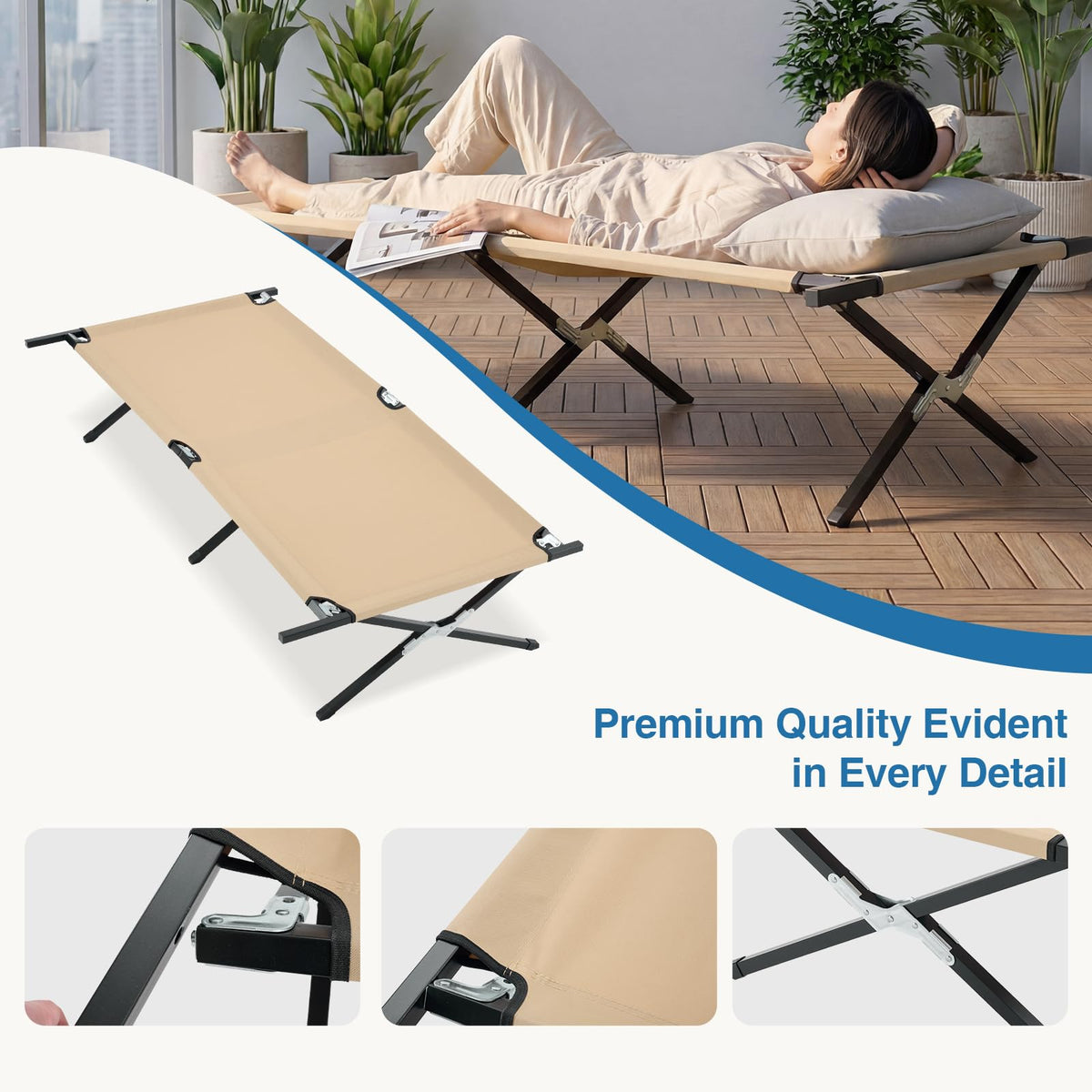 Foldable Camping Cot S497