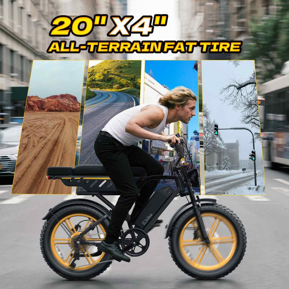 Electric Bike for Adults 48V 15/30 Ah Battery I849742