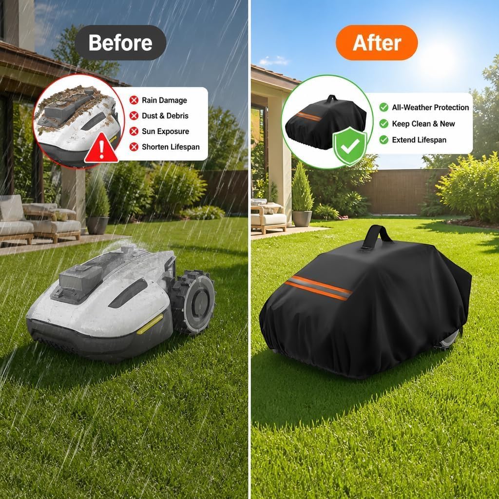 Waterproof 420D Robot Lawn Mower Cover G350