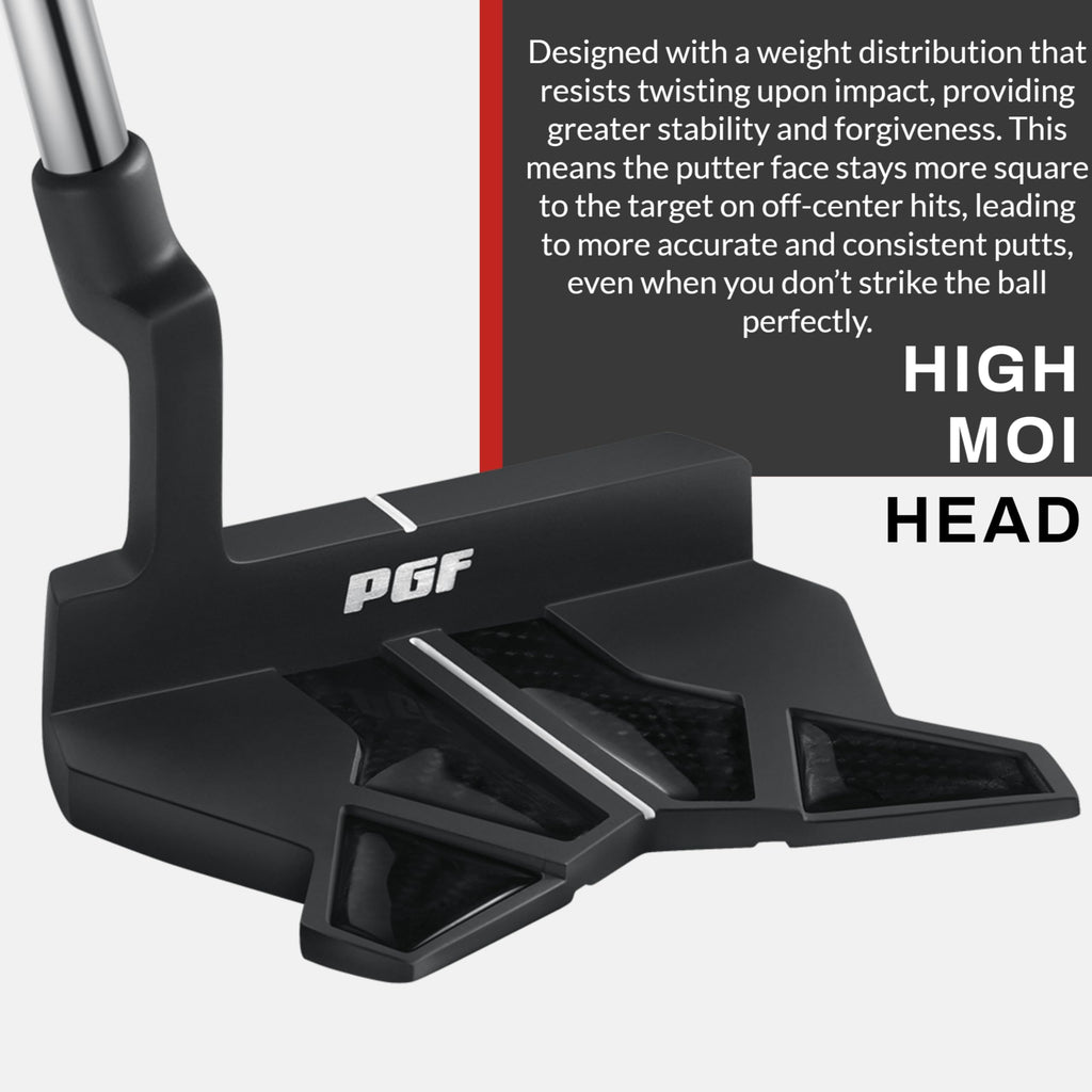 Forged Blade & Mallet Plumber's Neck Putter T194