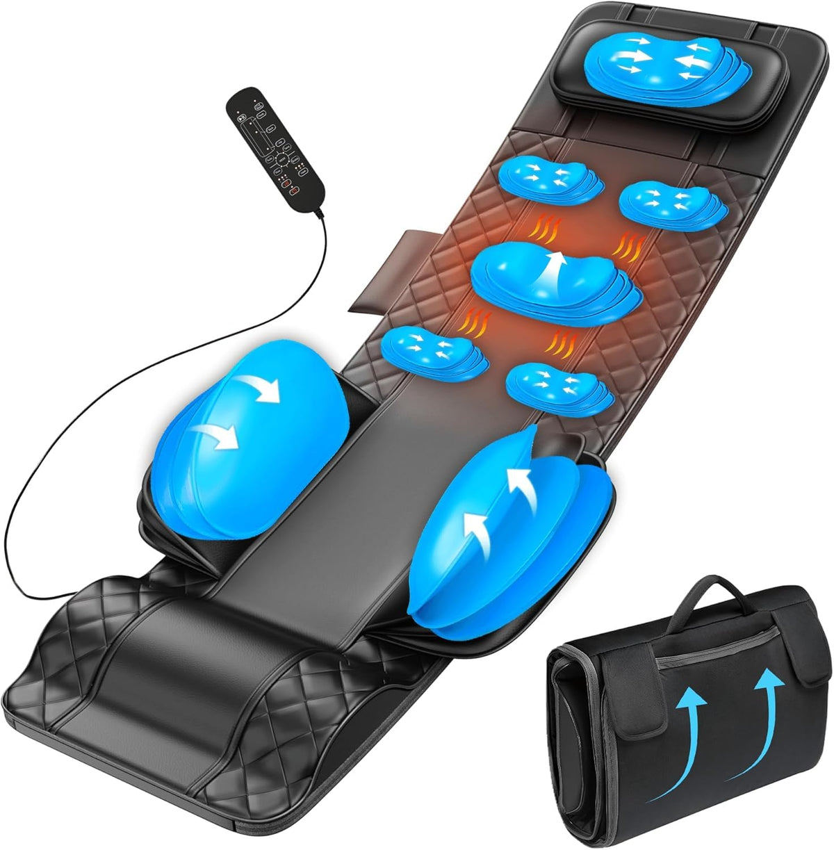 Foldable Full Body Massage Mat with Heat O3100