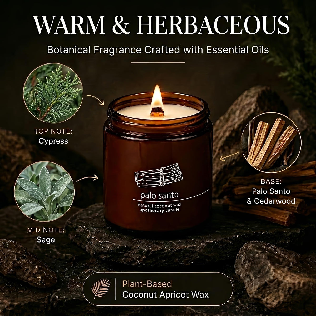 Scented Candle 16 oz Pack of 2 D3823