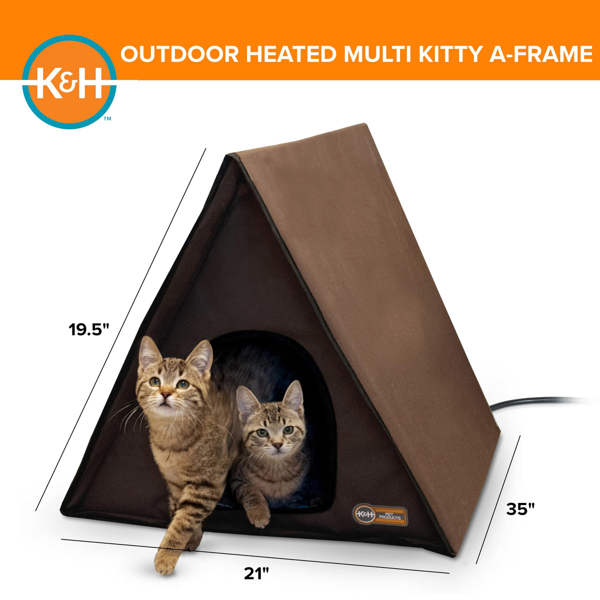 Heated Outdoor Cat House Z270