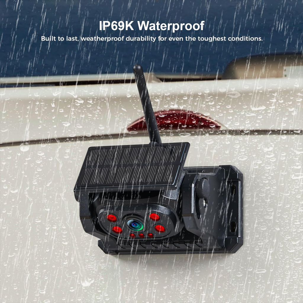 Magnetic Wireless Backup Camera with 7'' HD 1080P DVR Monitor System W139073