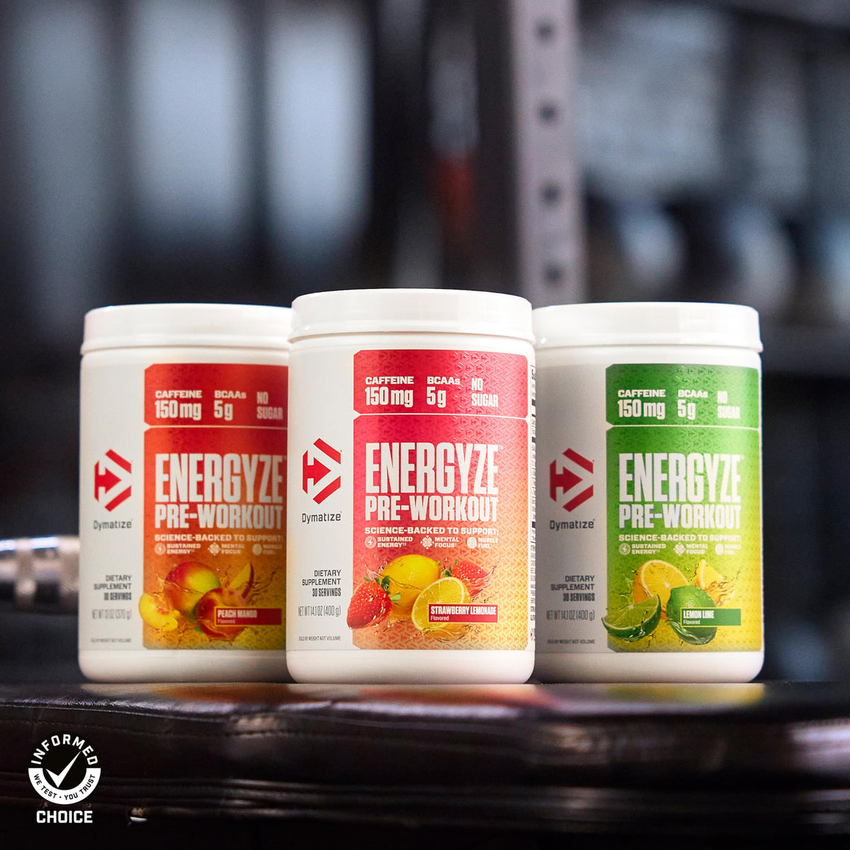 Pre Workout Powder Strawberry Lemonade 150mg Caffeine 5g BCAAs 30 Servings C555