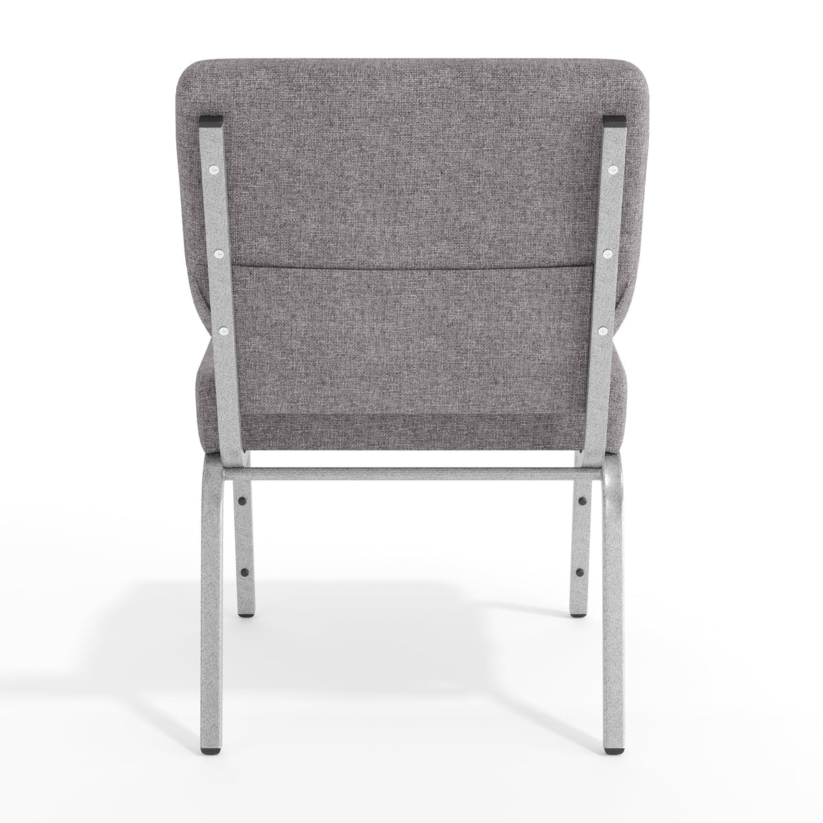 Gray 21" W Stacking Church Chair 4-Pack J462223