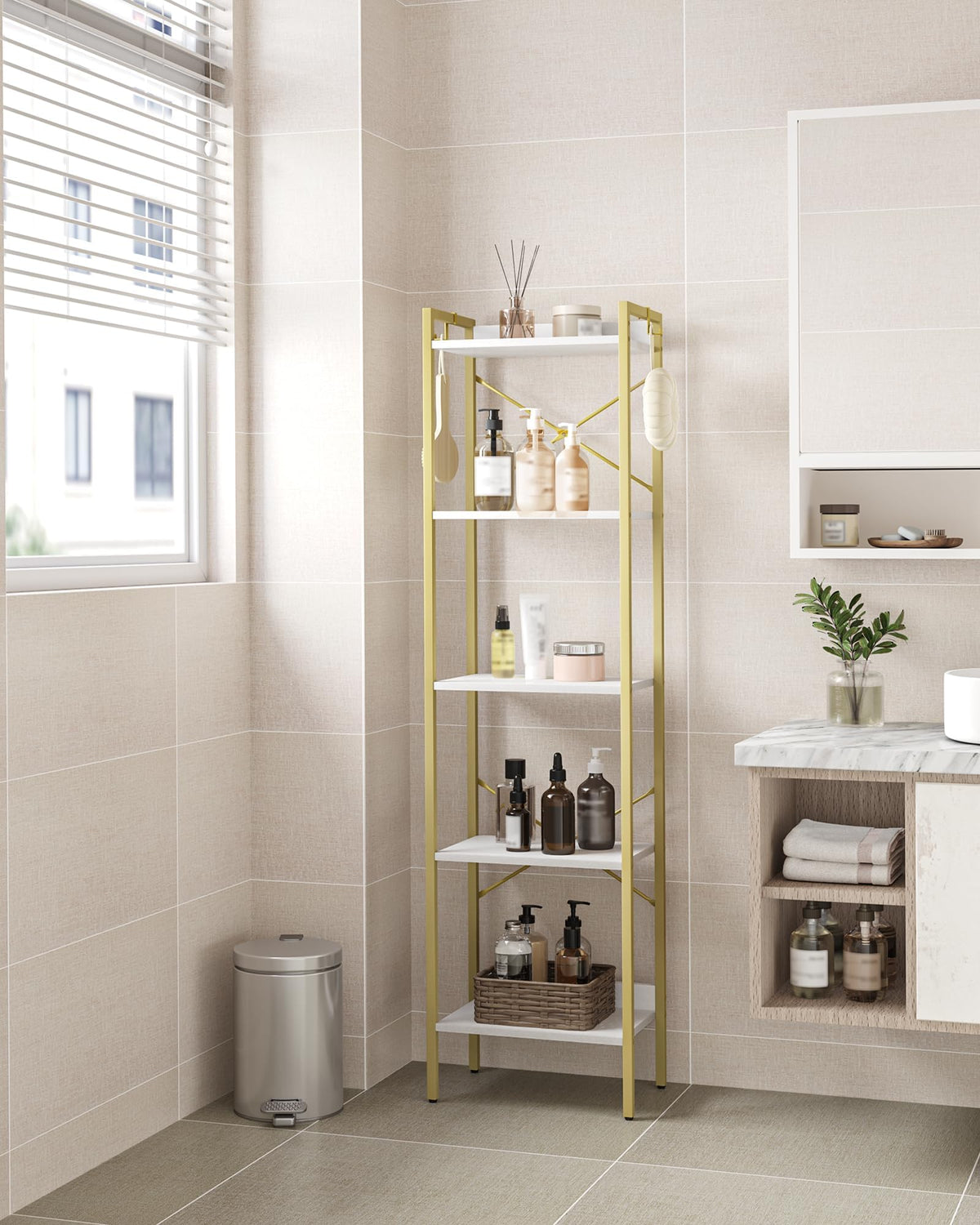 Bookshelf with 2 Hooks P8338