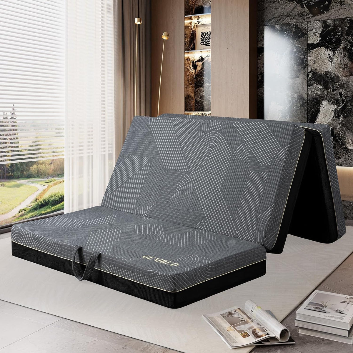 Queen Size 6 Inch Folding Mattress A173