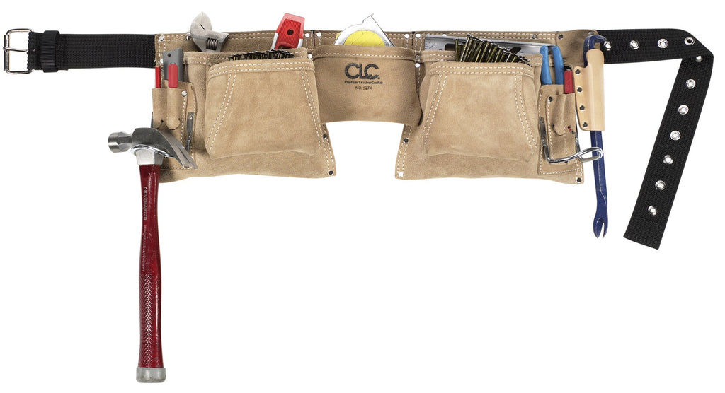 Heavy Duty Suede Work Apron, 12 Pocket M477134