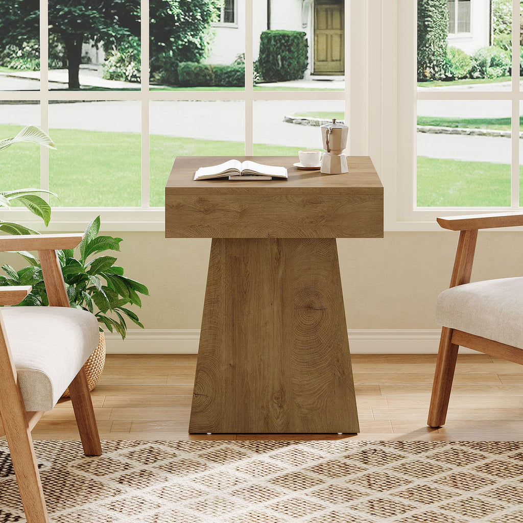Small End Table Set of 2 Light Brown F89090