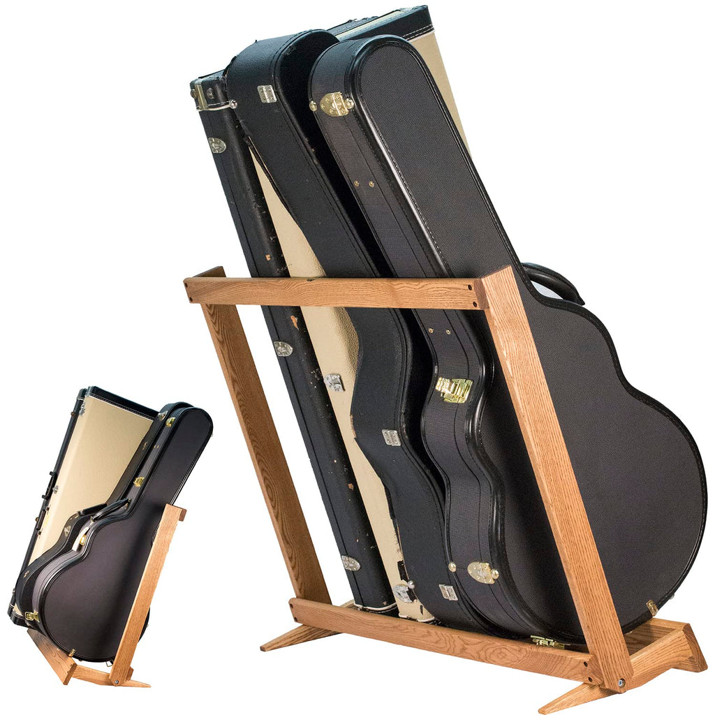 Folding Hardwood Guitar Case Rack Z9625