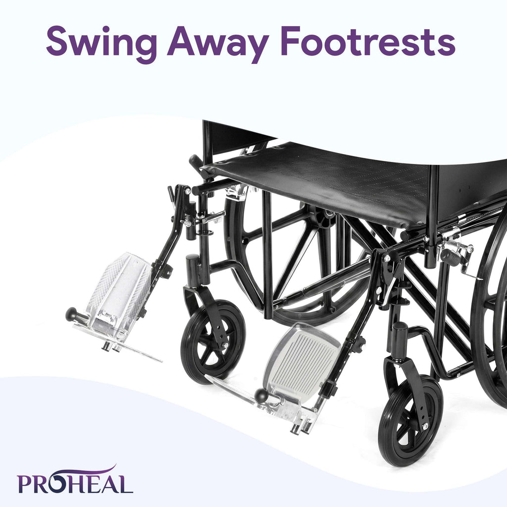 Heavy Duty Bariatric Wheelchair 500lb 24” Seat Width P708