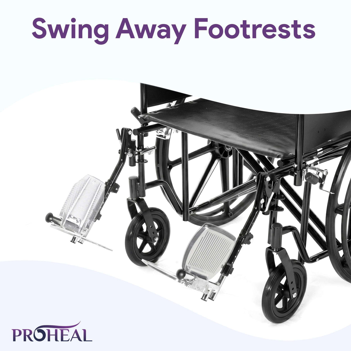 Heavy Duty Bariatric Wheelchair 500lb 24” Seat Width P708