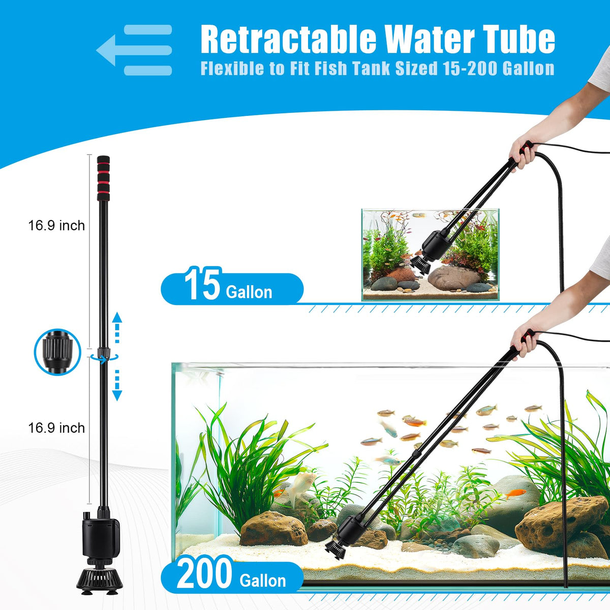 Aquarium Gravel Cleaner Set R85482