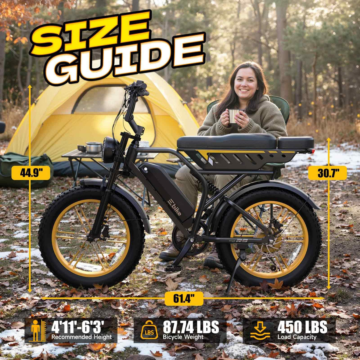 Electric Bike for Adults 48V 15/30 Ah Battery I849742