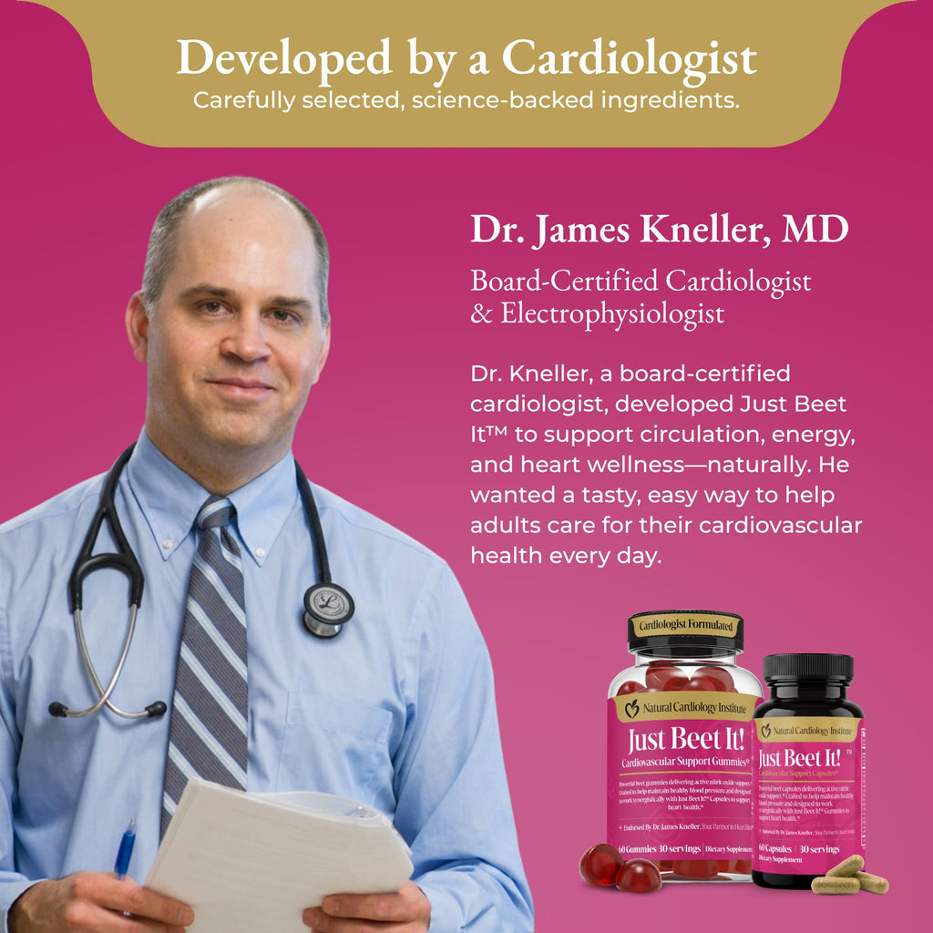 Beet Gummies & Heart Health Capsules Bundle, 60 Count Each G508