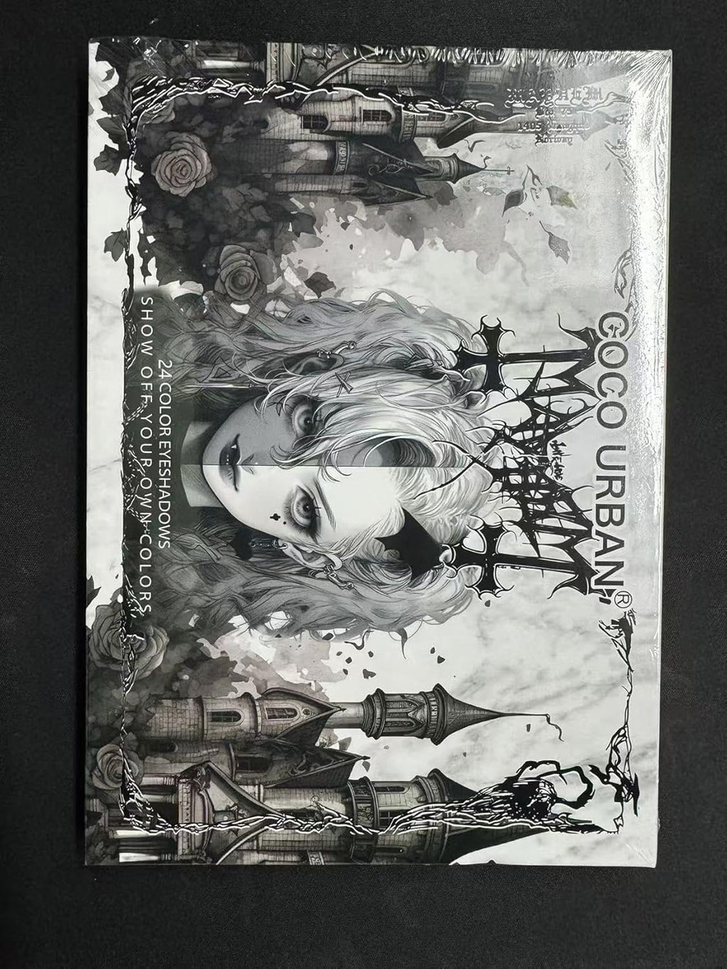 Black Grey Smokey Eyeshadow Palette H73983
