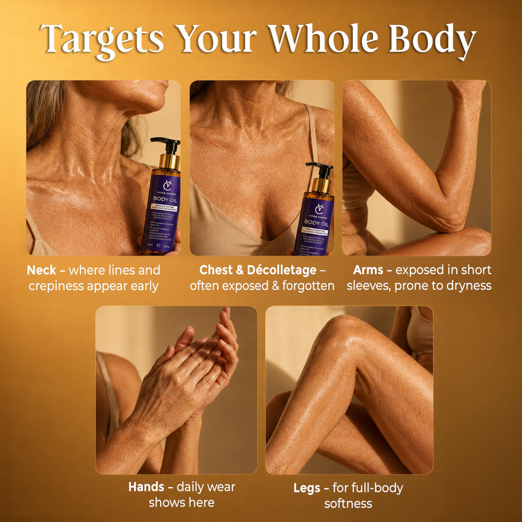 Body Oil 13.6 fl oz 4 Pack Q919869