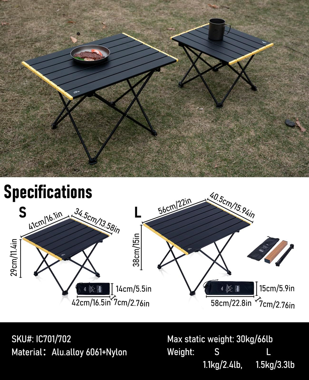 Ultralight Compact Camping Folding Table J518