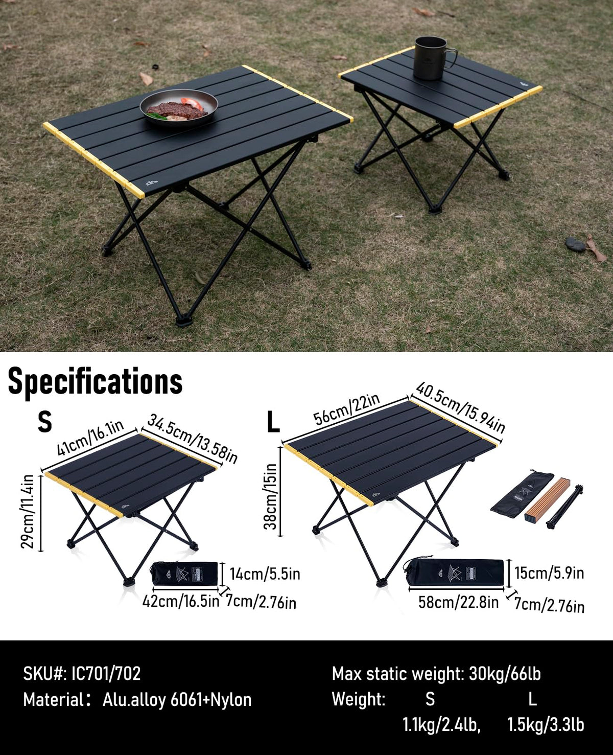 Ultralight Compact Camping Folding Table J518