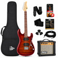 Red Full Size Electric Guitar Kit with Amp I908849