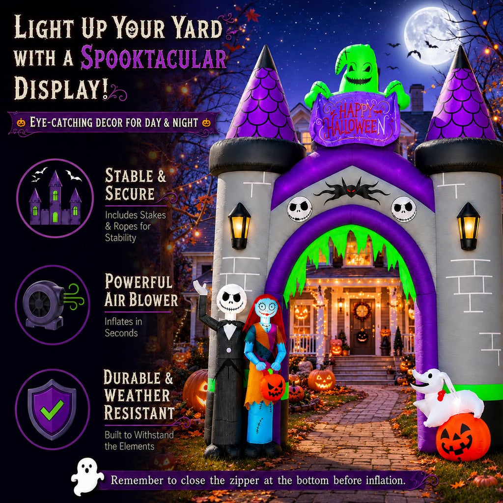 12FT Inflatable Archway with LED Light N5728