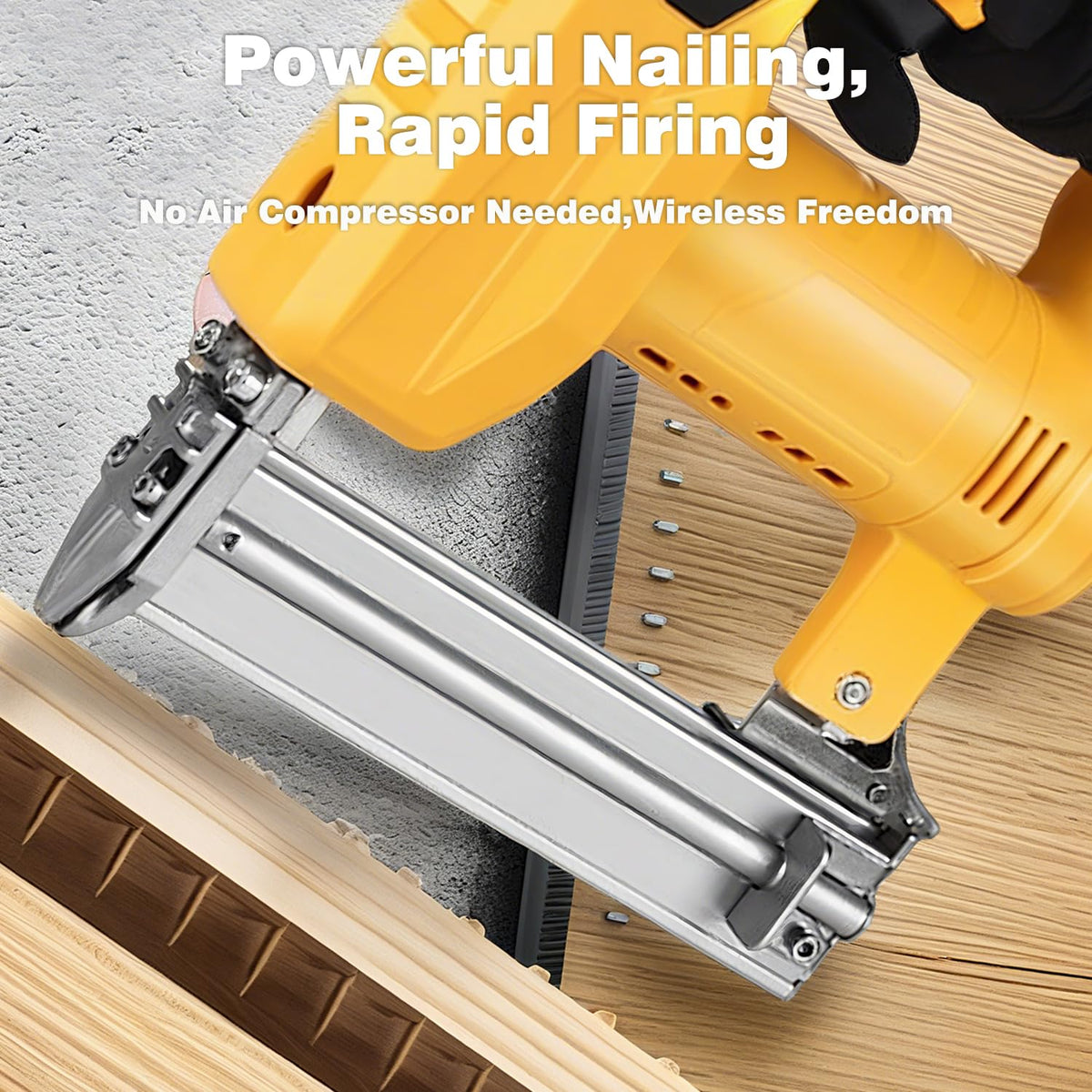 2 in 1 Cordless Brad Nailer 18 Gauge Electric Nail Gun V933