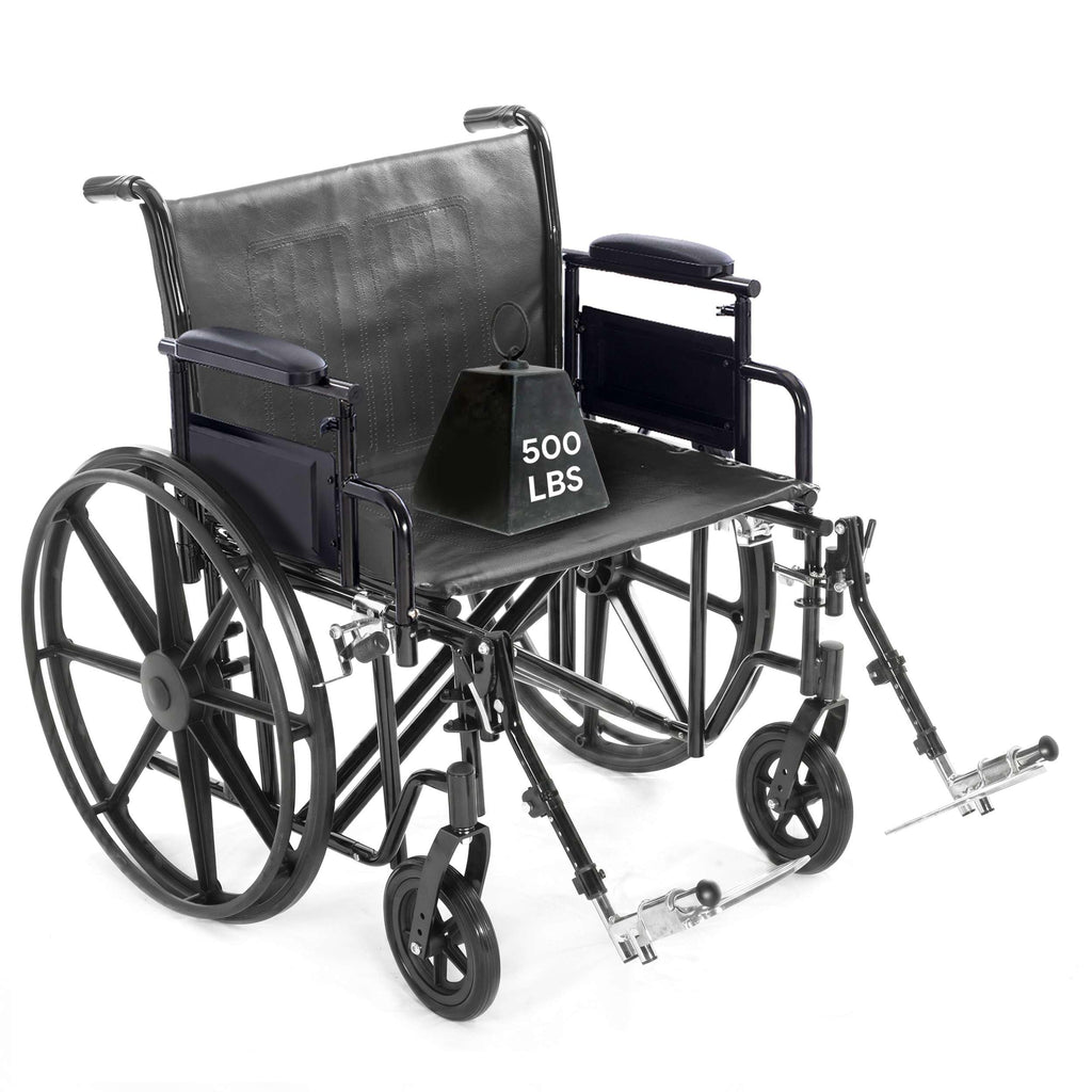 Heavy Duty Bariatric Wheelchair 500lb 24” Seat Width P708