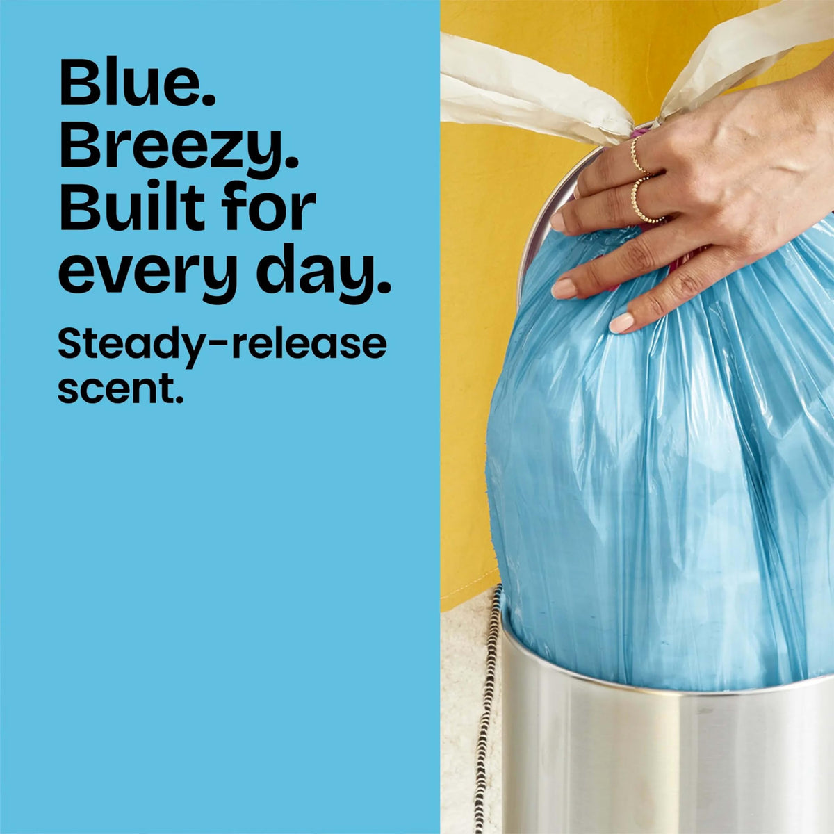 Small 4 Gallon Drawstring Trash Bags 80 Count G1737