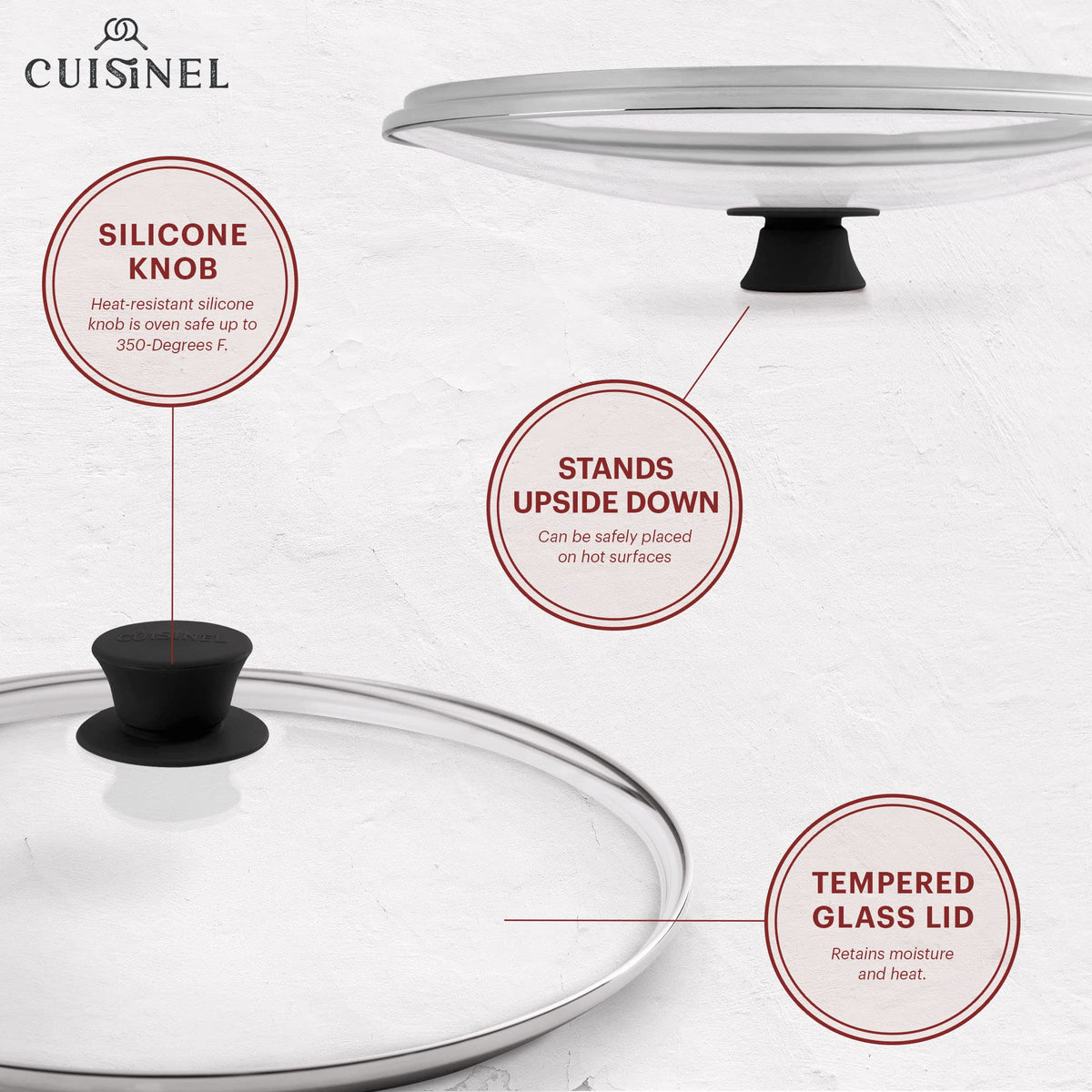 12 inch Tempered Glass Lid Oven Safe G41902