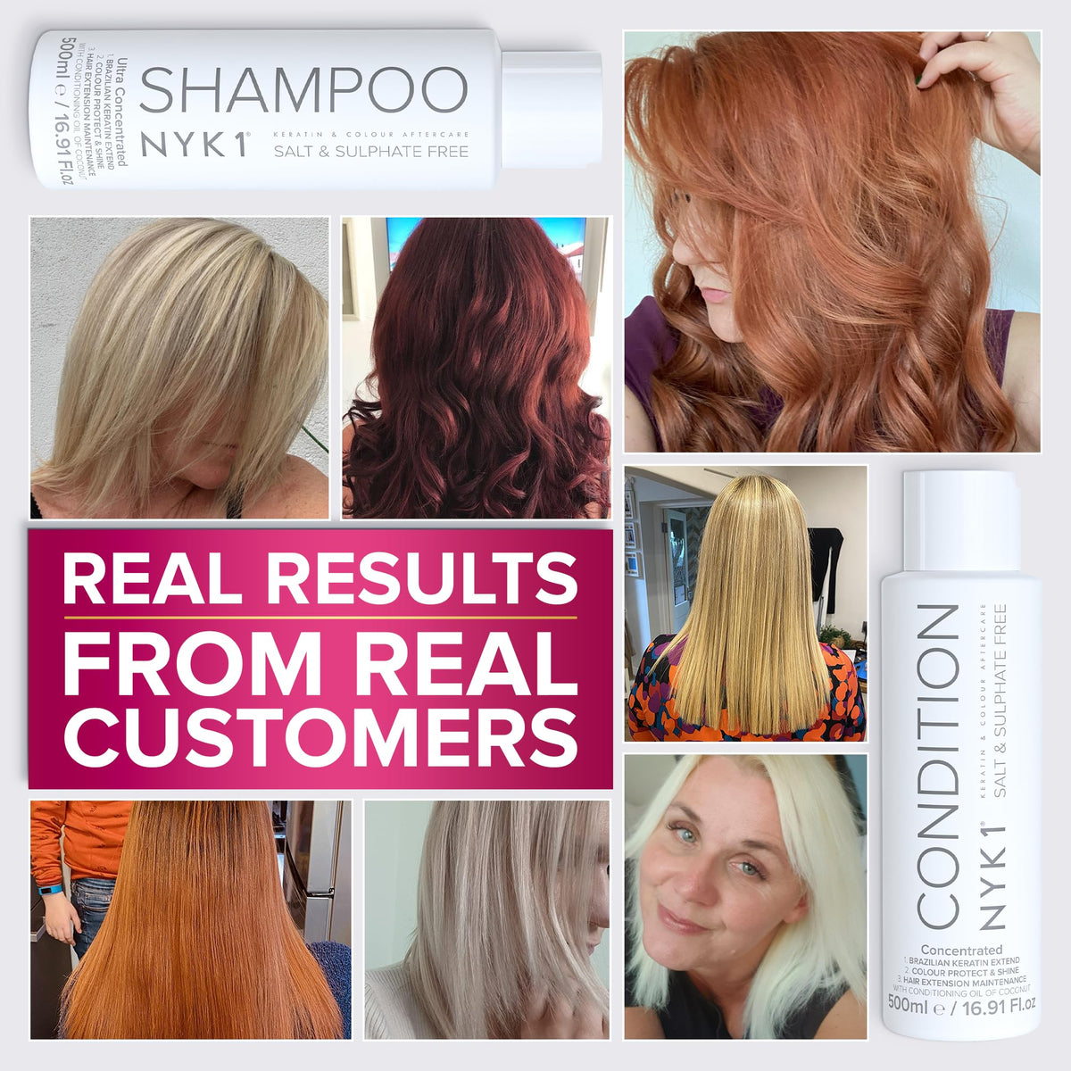 Sulfate-Free Shampoo and Conditioner Set 2 x 16.9 Fl Oz F535190