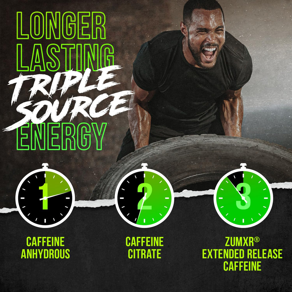 High Stim Pre Workout Powder with Beta Alanine, L-Taurine & Caffeine, 21 Servings W552543