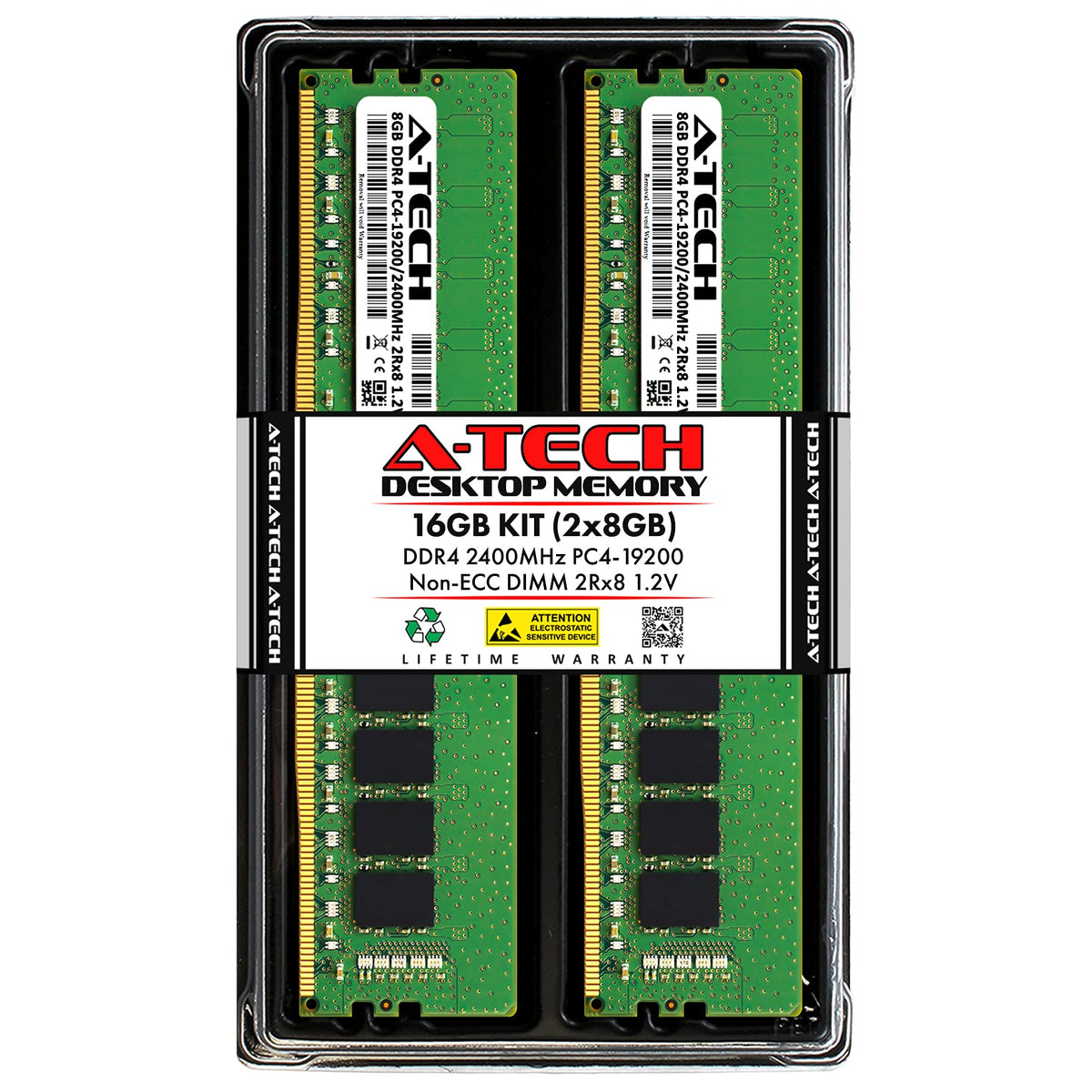 16GB DDR4 2400MHz Non-ECC Desktop RAM Memory Kit H246