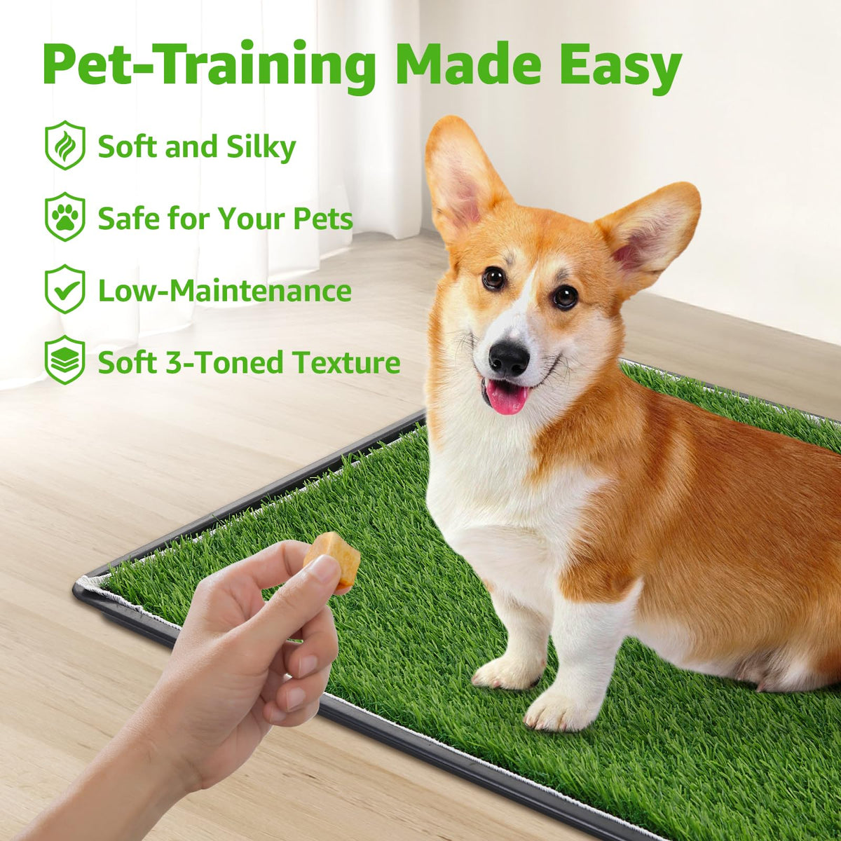 Dog Grass Pad with Tray T14634