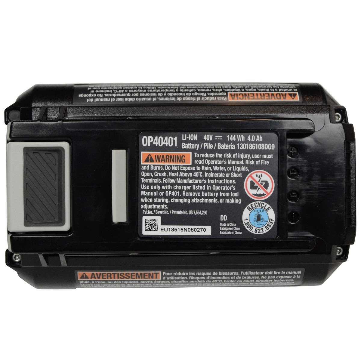 40 Volt Battery Charger and 4.0 Ah Lithium-ion Battery D83538