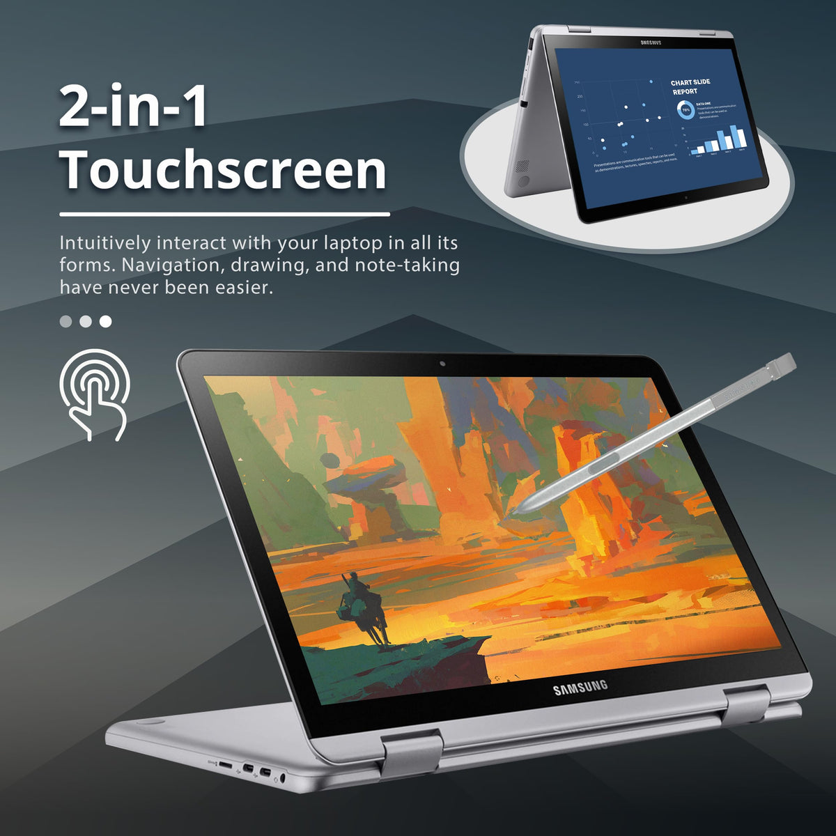 12.2" Touchscreen 2-in-1 Laptop F7236