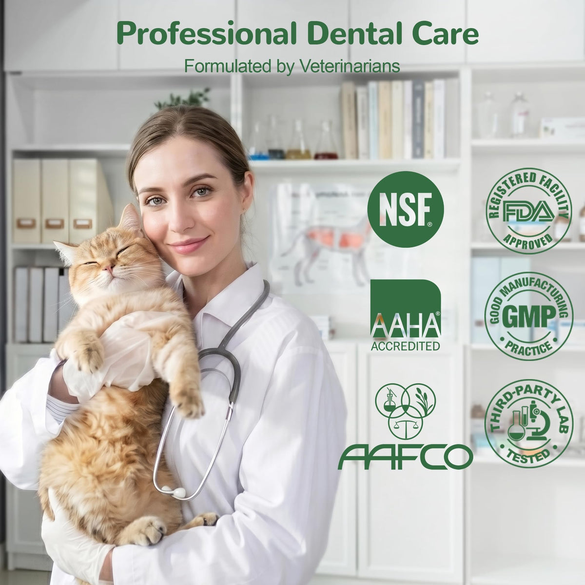 Cat Dental Care Powder with Probiotics 80g F137