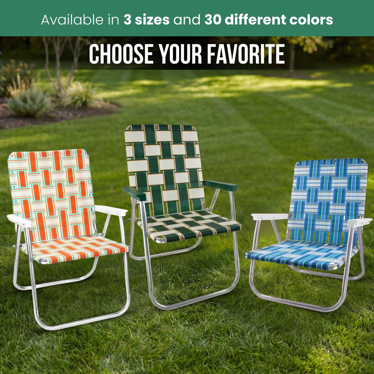 Lightweight Aluminum Outdoor Camping Chair 2-Pack A375932