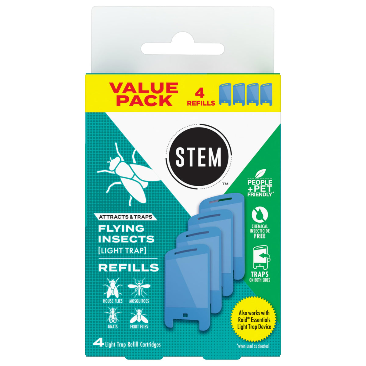 Insect Light Trap Refill Cartridges, 4 Count U619