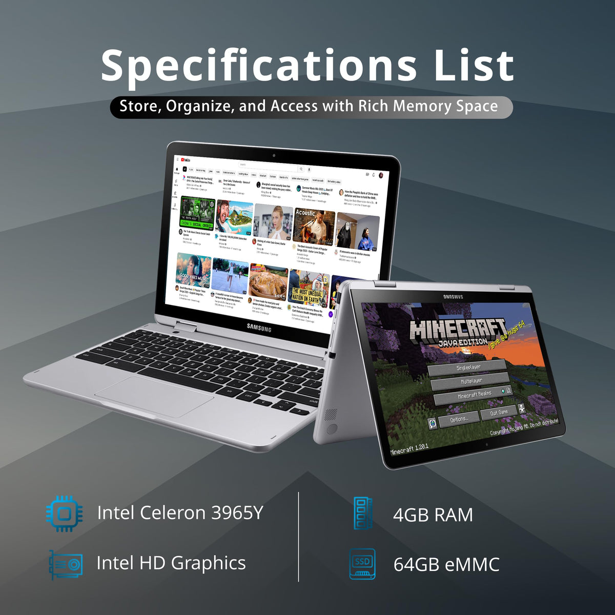 12.2" Touchscreen 2-in-1 Laptop F7236