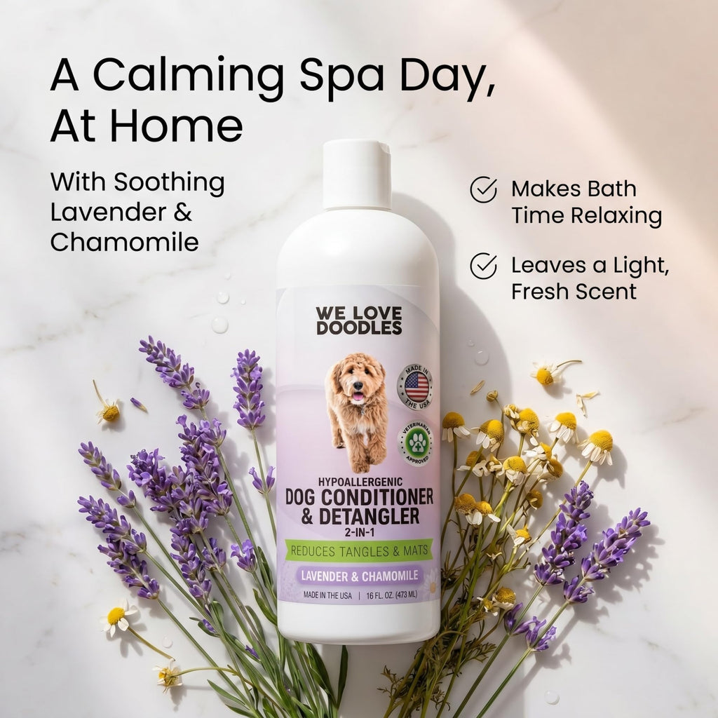 2-in-1 Dog Conditioner & Detangler, Lavender, 16OZ B3170