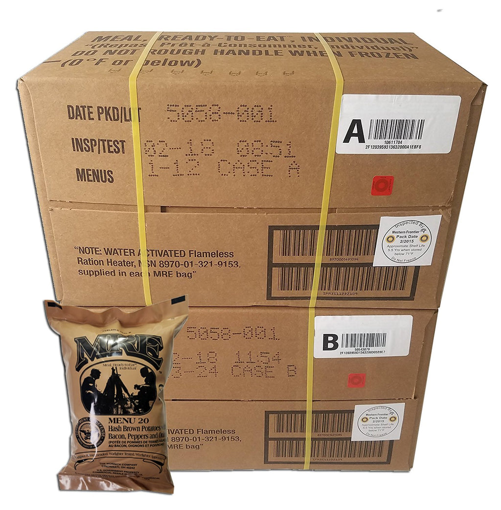 24 Meals MRE Case G780