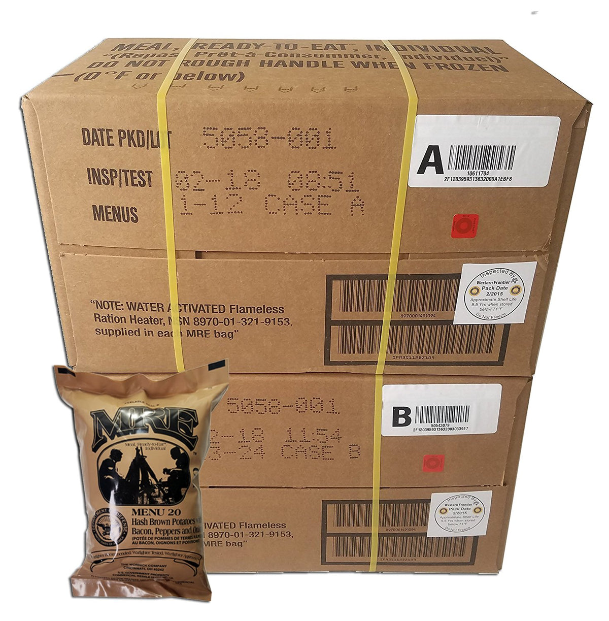 24 Meals MRE Case G780