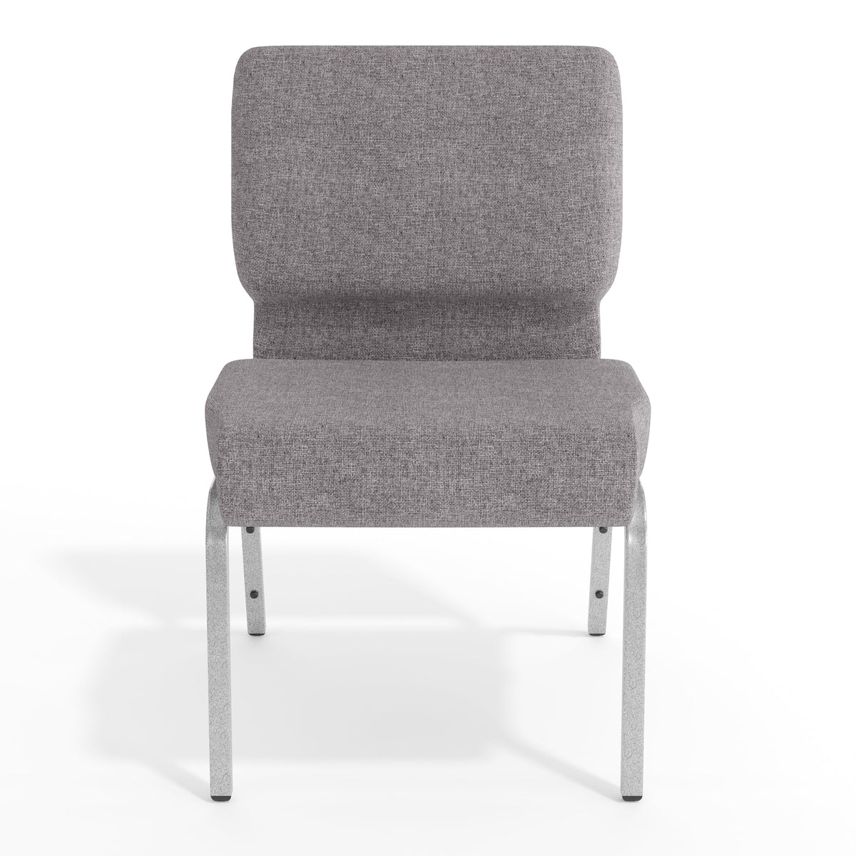 Gray 21" W Stacking Church Chair 4-Pack J462223