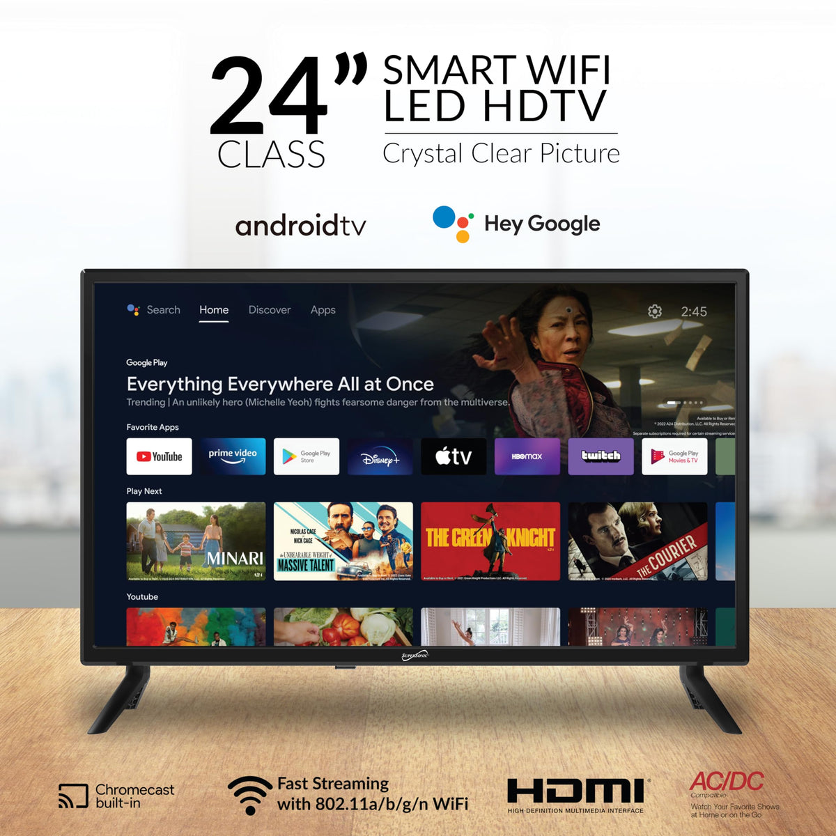 24-inch 1080p Smart HDTV H198