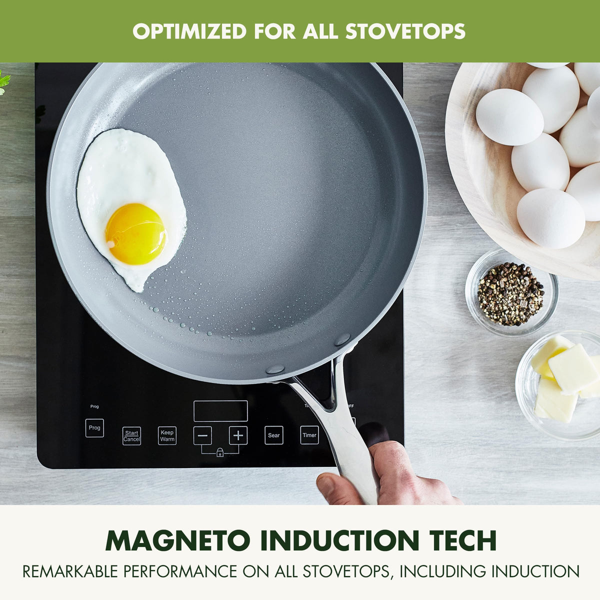 22 Piece Ceramic Nonstick Cookware Set Z927