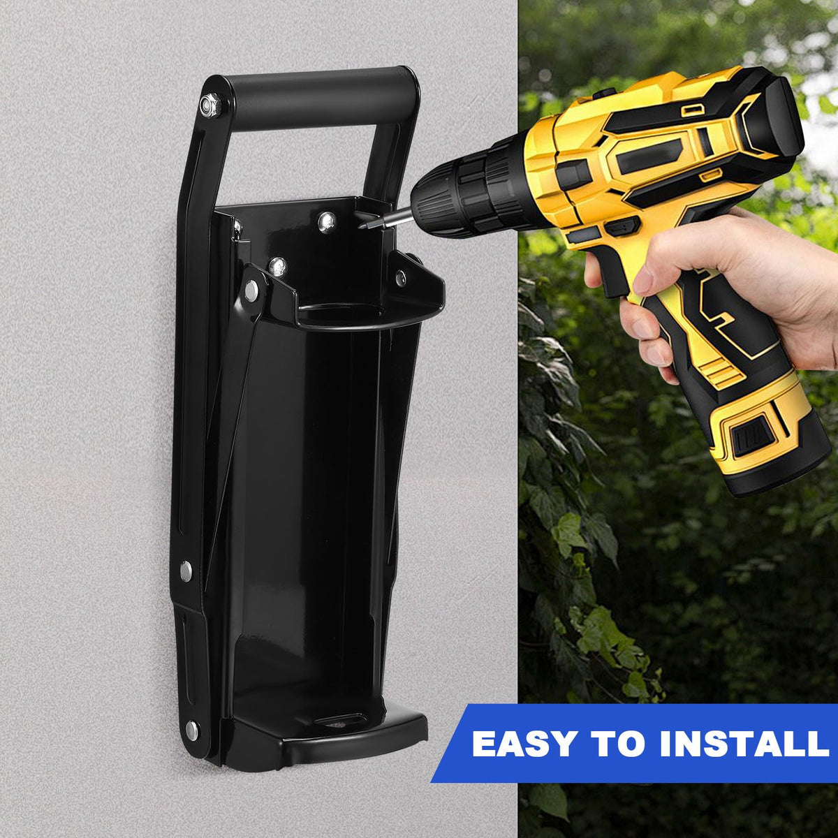 Stainless Steel Black Can Crusher I351