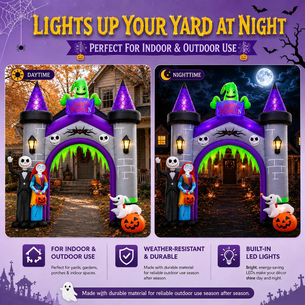 12FT Inflatable Archway with LED Light N5728