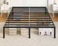 Queen 14 inch Metal Bed Frame with Storage Space B416004