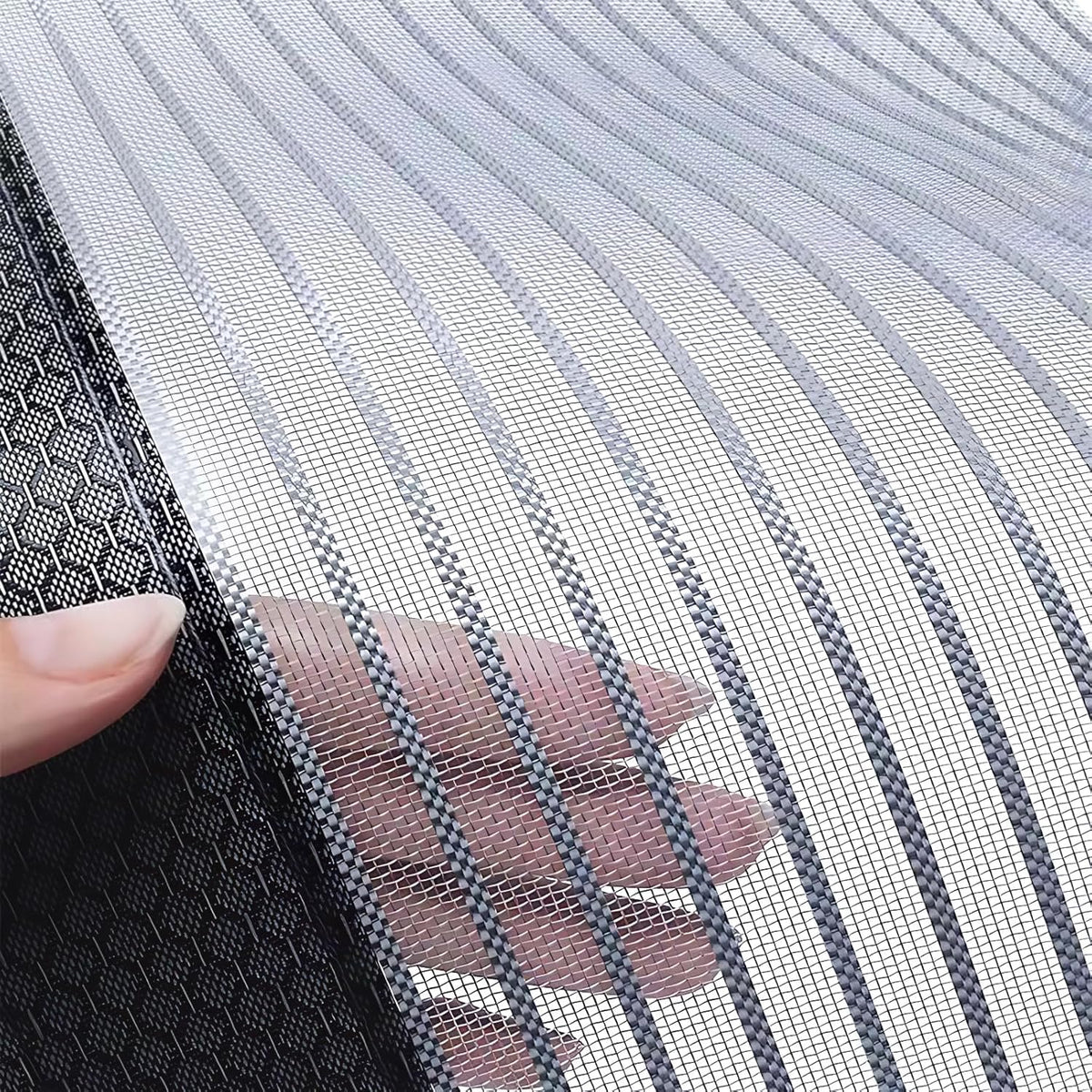 Magnetic Closure Fiberglass Screen Door Mesh 36 Inch X 82 Inch O78764
